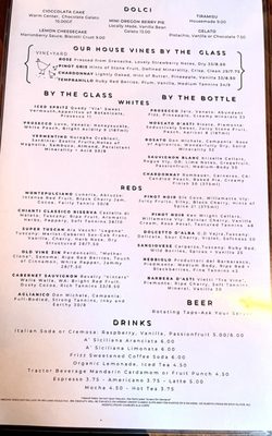 Menu photo 3 Pie + Vine Ashland, OR
