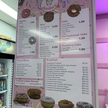 Donita’s Donuts - Menu 8/11/25 - Donuts Near Me - Houston, Texas Donita’s Donuts - Menu 8/11/25 - Donuts Near Me - Houston, Texas
