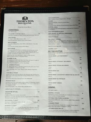 Menu photo 2 Thornton Distilling Thornton, IL Menu photo 2 Thornton Distilling Thornton, IL