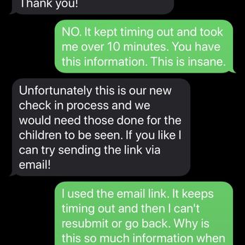 Pediatric Associates - Our texts about the nightmare check in - Pediatricians Near Me - Beaverton, Oregon Pediatric Associates - Our texts about the nightmare check in - Pediatricians Near Me - Beaverton, Oregon