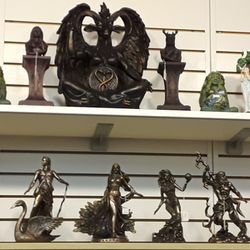 Wick and Candle Metaphysical Shop & Supplies - Spiritual statuary of Deities.