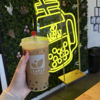 Leafly Boba Bar - Vietnamese coffee with brown sugar boba - my personal favorite - Coffee & Tea Near Me - Birmingham, Alabama