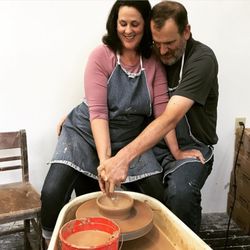 Tiffany Hilton Pottery - I can put on a fun playlist and also queue up "Unchained Melody" if that's your thing. #Ghost #datenight #potteryclass