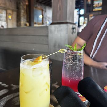 Three Bridges Bar and Grill at Villa del Lago - Tropical Coconut Cooler Ponche de Frutas - Bars Near Me - Orlando, Florida Three Bridges Bar and Grill at Villa del Lago - Tropical Coconut Cooler Ponche de Frutas - Bars Near Me - Orlando, Florida