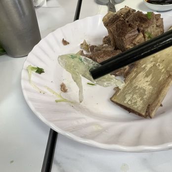 Pho Duoi Bo - Found a piece of large plastic in my pho - Vietnamese Near Me - San Jose, California Pho Duoi Bo - Found a piece of large plastic in my pho - Vietnamese Near Me - San Jose, California