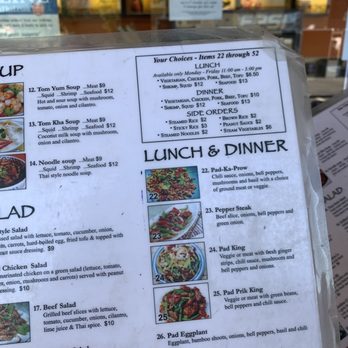 7 Seven Thai Restaurant - Part of the Menu as of May 2021. - Thai Near Me - Roseburg, Oregon 7 Seven Thai Restaurant - Part of the Menu as of May 2021. - Thai Near Me - Roseburg, Oregon