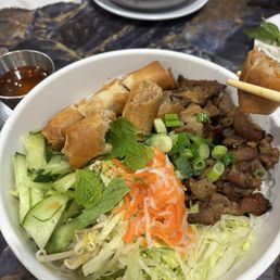 B01. Vermicelli with Charbroiled Meat and Egg Rolls B01. Vermicelli with Charbroiled Meat and Egg Rolls