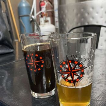 Off the Grid Brewing Company - two glasses of beer - Brewpubs Near Me - Apple Valley, California