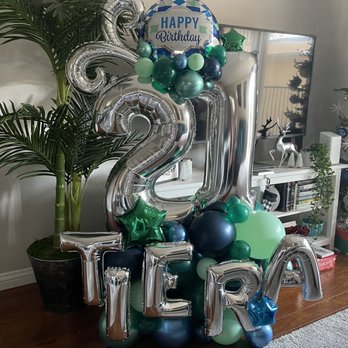 The Balloon Man - 21st birthday small number display - Balloon Services Near Me - Walnut Creek, California The Balloon Man - 21st birthday small number display - Balloon Services Near Me - Walnut Creek, California