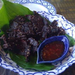 Heavenly beef jerky (neau sawan)