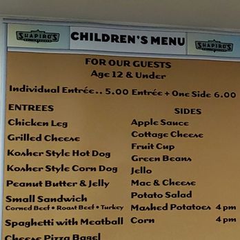 Shapiro's Delicatessen - Even the kids - Delis Near Me - Indianapolis, Indiana Shapiro's Delicatessen - Even the kids - Delis Near Me - Indianapolis, Indiana