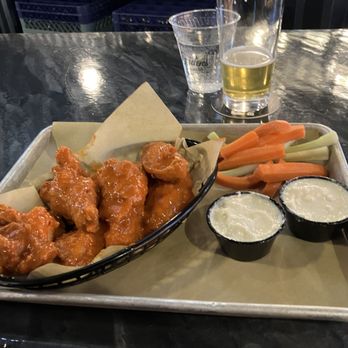 Fidens Brewing Company - Breaded hot buffalo wings, I prefer not breaded but nice flavor. My fault not seeing on the menu they say lightly breaded. - Breweries Near Me - Albany, New York Fidens Brewing Company - Breaded hot buffalo wings, I prefer not breaded but nice flavor. My fault not seeing on the menu they say lightly breaded. - Breweries Near Me - Albany, New York