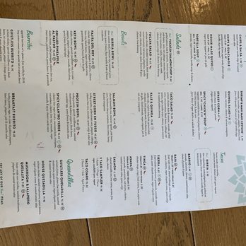 Tocaya Modern Mexican - Menu - Mexican Near Me - Los Angeles, California