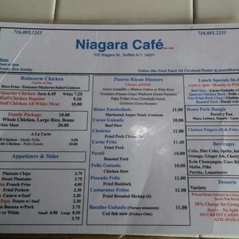 Niagara Cafe - Puerto Rican Near Me - Buffalo, New York