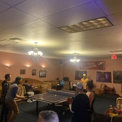 Marie's - One pong table inside.