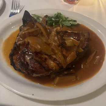 Lake View House - Veal chop special with mushroom sauce - New American Near Me - Newburgh, New York