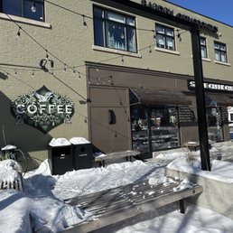Exterior outside entrance of Stone Creek Coffee - Whitefish Bay, Wisconsin Exterior outside entrance of Stone Creek Coffee - Whitefish Bay, Wisconsin