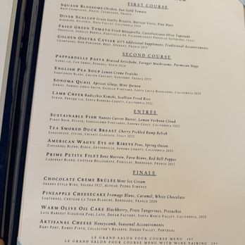 Club 33 - Menu - French Near Me - Anaheim, California Club 33 - Menu - French Near Me - Anaheim, California