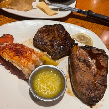 Outback Steakhouse - Filet Mignon & Lobster with a baked sweet potato - Steakhouses Near Me - Arlington, Texas Outback Steakhouse - Filet Mignon & Lobster with a baked sweet potato - Steakhouses Near Me - Arlington, Texas