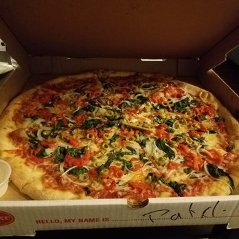 Home Slice Pizza - Veggie Large Pizza - Pizza Near Me - Austin, Texas
