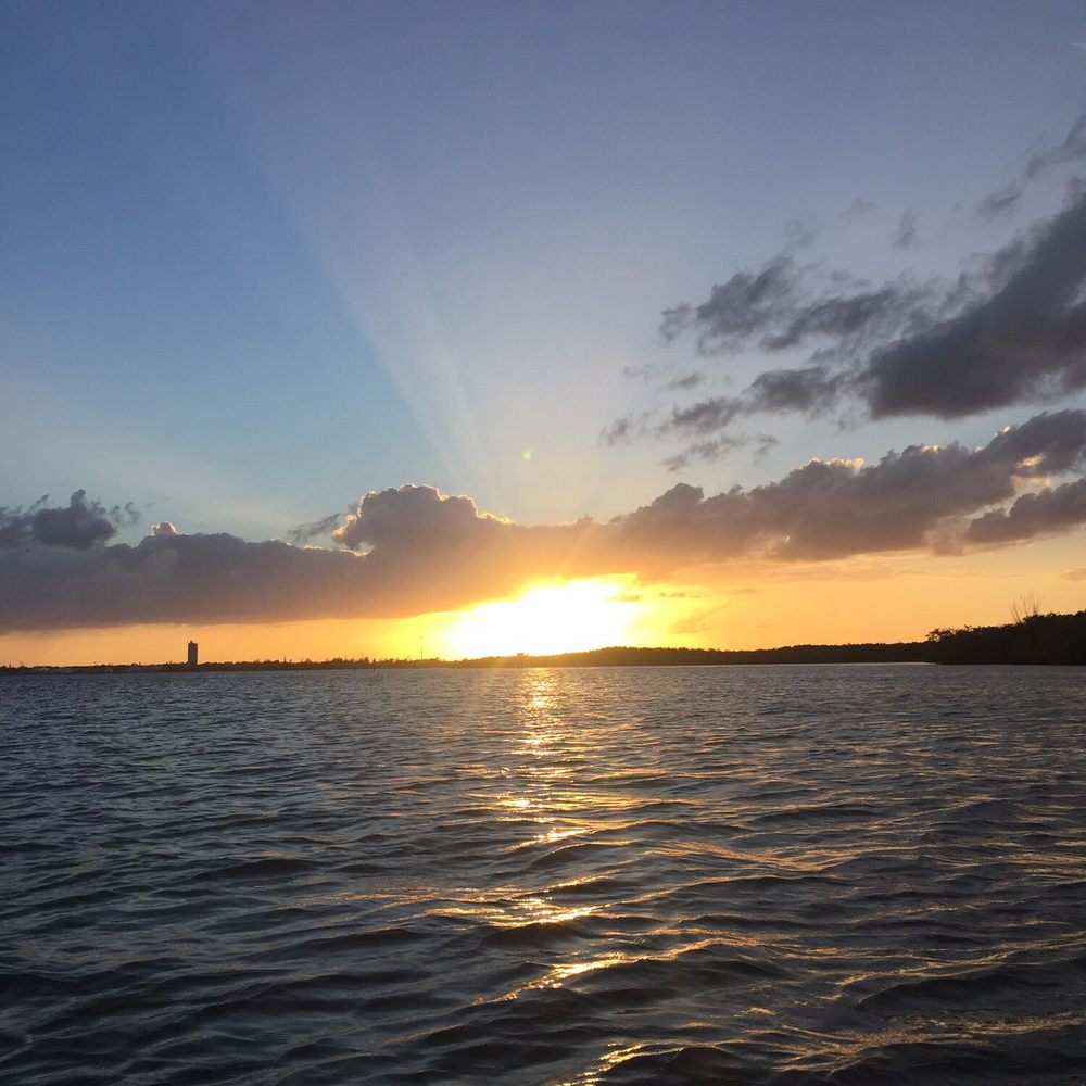Motorized Kayak Adventures - Sunset on Indian River Lagoon- Ft.Pierce Inlet - Tours Near Me - Fort Pierce, Florida