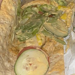 Subway - Chipotle sauce chicken, wrong toppings,