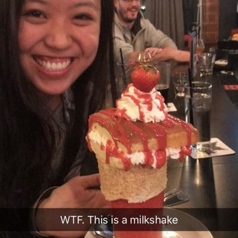 Boston Burger - strawberry shortcake milkshake - Burgers Near Me - Boston, Massachusetts