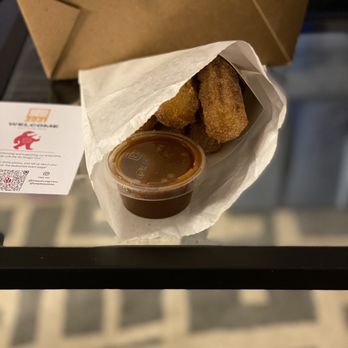 Me So Hungry Too - Mini Churros (5 Pack) with Caramel Sauce - Burgers Near Me - South San Francisco, California