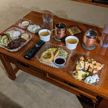 Sakebomb - Tempura, bento box, miso soup, hamachi, and spicy tuna roll! - Sushi Bars Near Me - Sunnyvale, California Sakebomb - Tempura, bento box, miso soup, hamachi, and spicy tuna roll! - Sushi Bars Near Me - Sunnyvale, California