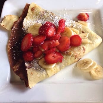 Rooster - Downtown - Nutella crepes with strawberries and banana - Creperies Near Me - St. Louis, Missouri Rooster - Downtown - Nutella crepes with strawberries and banana - Creperies Near Me - St. Louis, Missouri