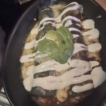 Chico Malo - Enchiladas Rojas (actually they called it Christmas as it has both tomato and tomatillo sauce) - Mexican Near Me - Phoenix, Arizona Chico Malo - Enchiladas Rojas (actually they called it Christmas as it has both tomato and tomatillo sauce) - Mexican Near Me - Phoenix, Arizona