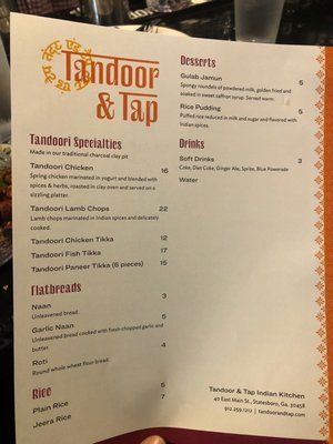Menu photo 6 Tandoor and Tap Statesboro, GA Menu photo 6 Tandoor and Tap Statesboro, GA