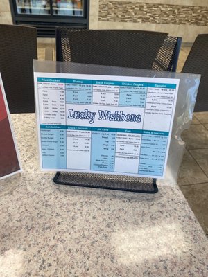 Menu photo 2 Lucky Wishbone Tucson, AZ