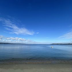 Three Tree Point Beach - The public sliver of beach fits in this photo.
