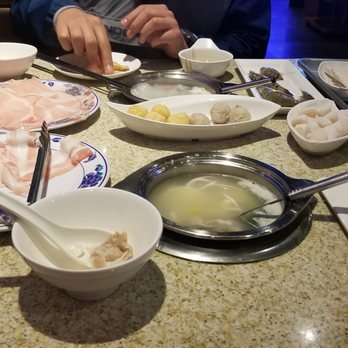 Buffalo Little Lamb - Hot pot with Herbal broth. Our food sprea - Hot Pot Near Me - Amherst, New York