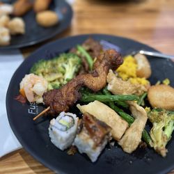 Fushimi Grill & Modern Buffet - This is the artistic photo look at my meal!