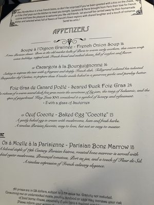 Menu photo 2 Bleu Rendezvous French Bistro Sanibel, FL Menu photo 2 Bleu Rendezvous French Bistro Sanibel, FL