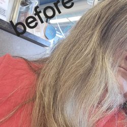 Colors by Kim Hair Salon - Before coloring