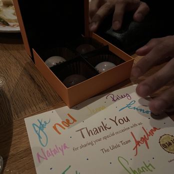 Ulele - Anniversary dinner!! They had cute cards signed by the staff - New American Near Me - Tampa, Florida Ulele - Anniversary dinner!! They had cute cards signed by the staff - New American Near Me - Tampa, Florida