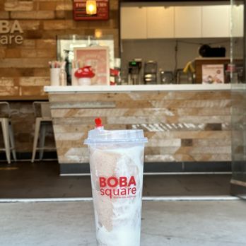 Boba Square - SO GOOD. White peach cloud - Coffee & Tea Near Me - Irvine, California Boba Square - SO GOOD. White peach cloud - Coffee & Tea Near Me - Irvine, California