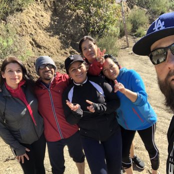 Trail Canyon Falls - We met these people on the trail and helped each other with the water crossings - Hiking Near Me - Tujunga, California