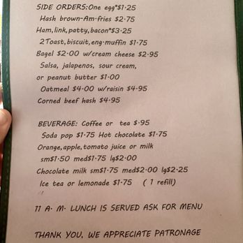 Blossom's Restaurant - Menu (4/21/24) - Breakfast & Brunch Near Me - Irons, Michigan