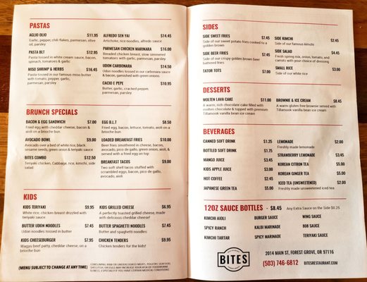 Menu photo 7 Bites Restaurant Forest Grove, OR Menu photo 7 Bites Restaurant Forest Grove, OR