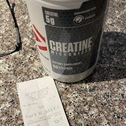 One Stop Nutrition - Receipt and item.