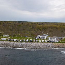 Libby's Oceanside Camp - Arial view of Libby's (seasonal-only camp across the street removed for clarity)