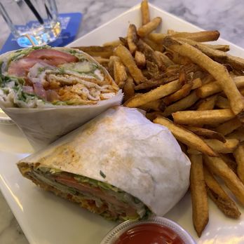 Blue Haven South - Buffalo Chicken Wrap - Sports Bars Near Me - New York, New York Blue Haven South - Buffalo Chicken Wrap - Sports Bars Near Me - New York, New York