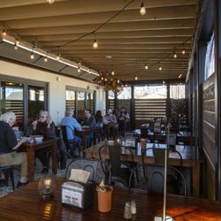 Taco Buddha - Our heated and enclosed patio in Kirkwood. Keeping taco time warm and cozy all winter long.