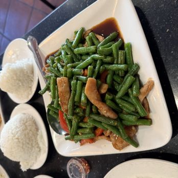 Rice By Mama - Pad Prik King with pork - Thai Near Me - Ventura, California Rice By Mama - Pad Prik King with pork - Thai Near Me - Ventura, California