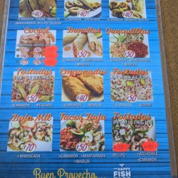 The Happy Fish - Menu