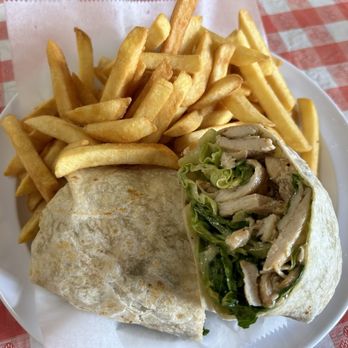 Paul's Penndel Pizza - Chicken Caesar Wrap - bland chicken and dressing. A miss - Pizza Near Me - Langhorne, Pennsylvania Paul's Penndel Pizza - Chicken Caesar Wrap - bland chicken and dressing. A miss - Pizza Near Me - Langhorne, Pennsylvania